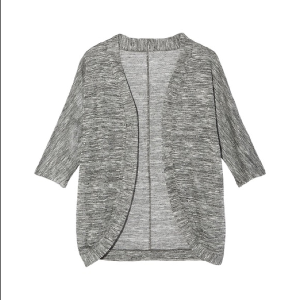 Plus Size Gray Cardigan